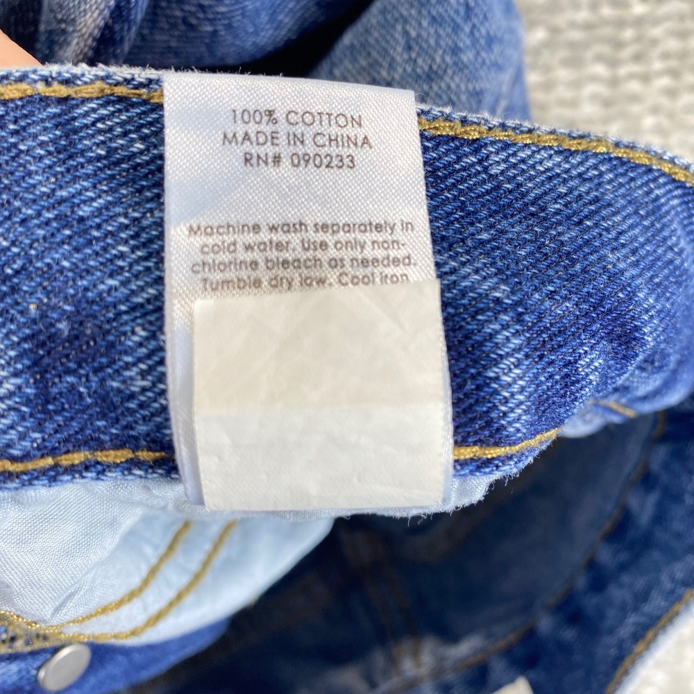 PAC SUN Ultra High Rise Mom Jeans Patchwork Denim Jeans Women‎ Size 25 Blue - Picture 9 of 11